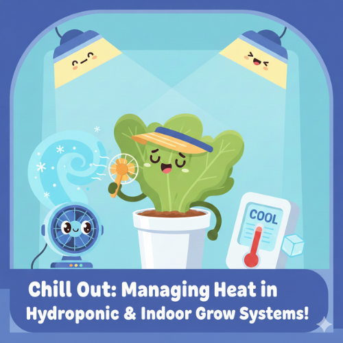 Managing Heat in Hydroponic & Indoor Grow Systems