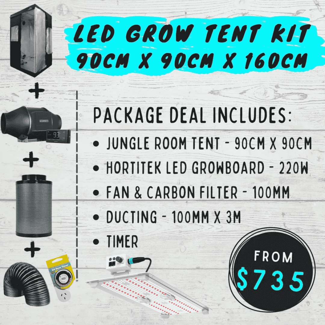 LED Grow Tent Kit - 90cm x 90cm