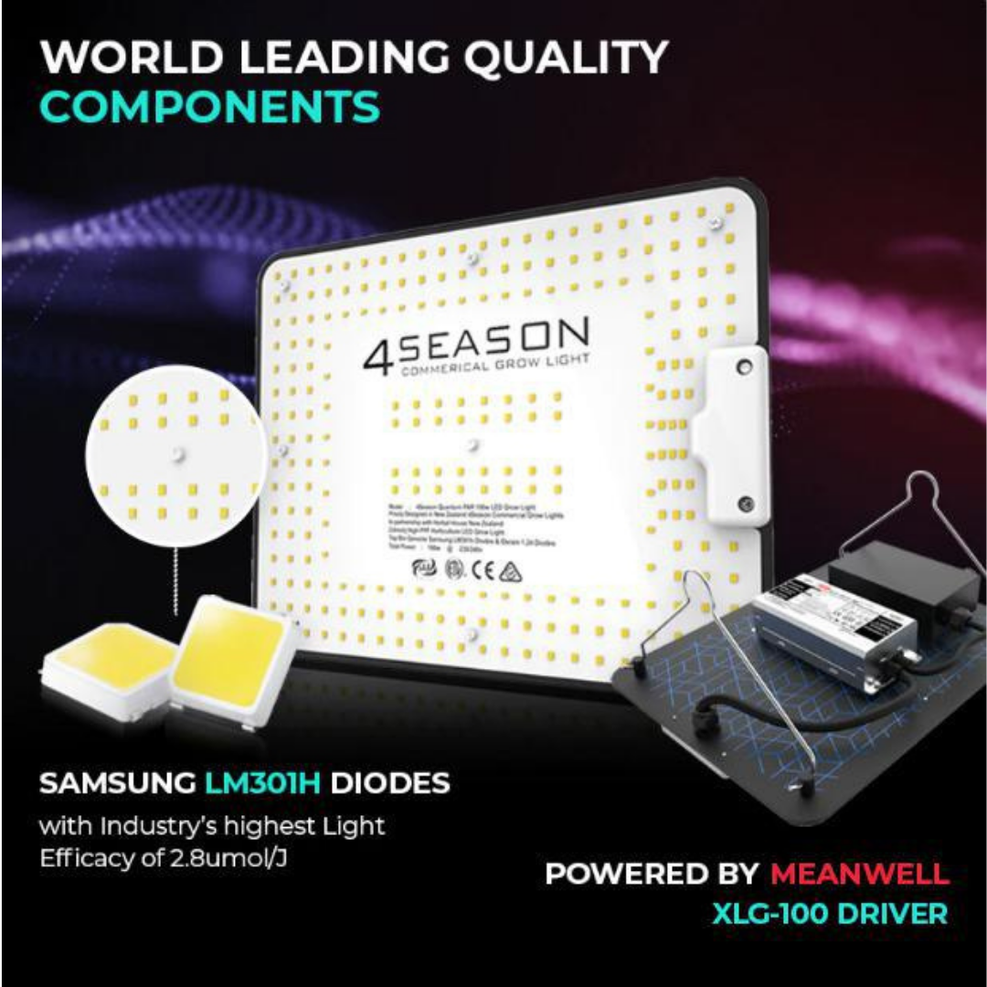 4Seasons 100w Quantum PAR - LED Grow Light