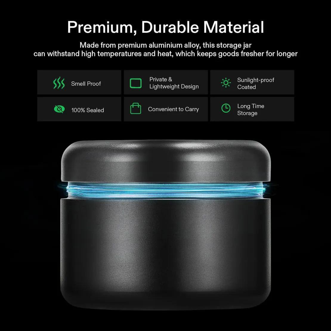 Vivosun Storage Jar with Humidity Pack & Indicator