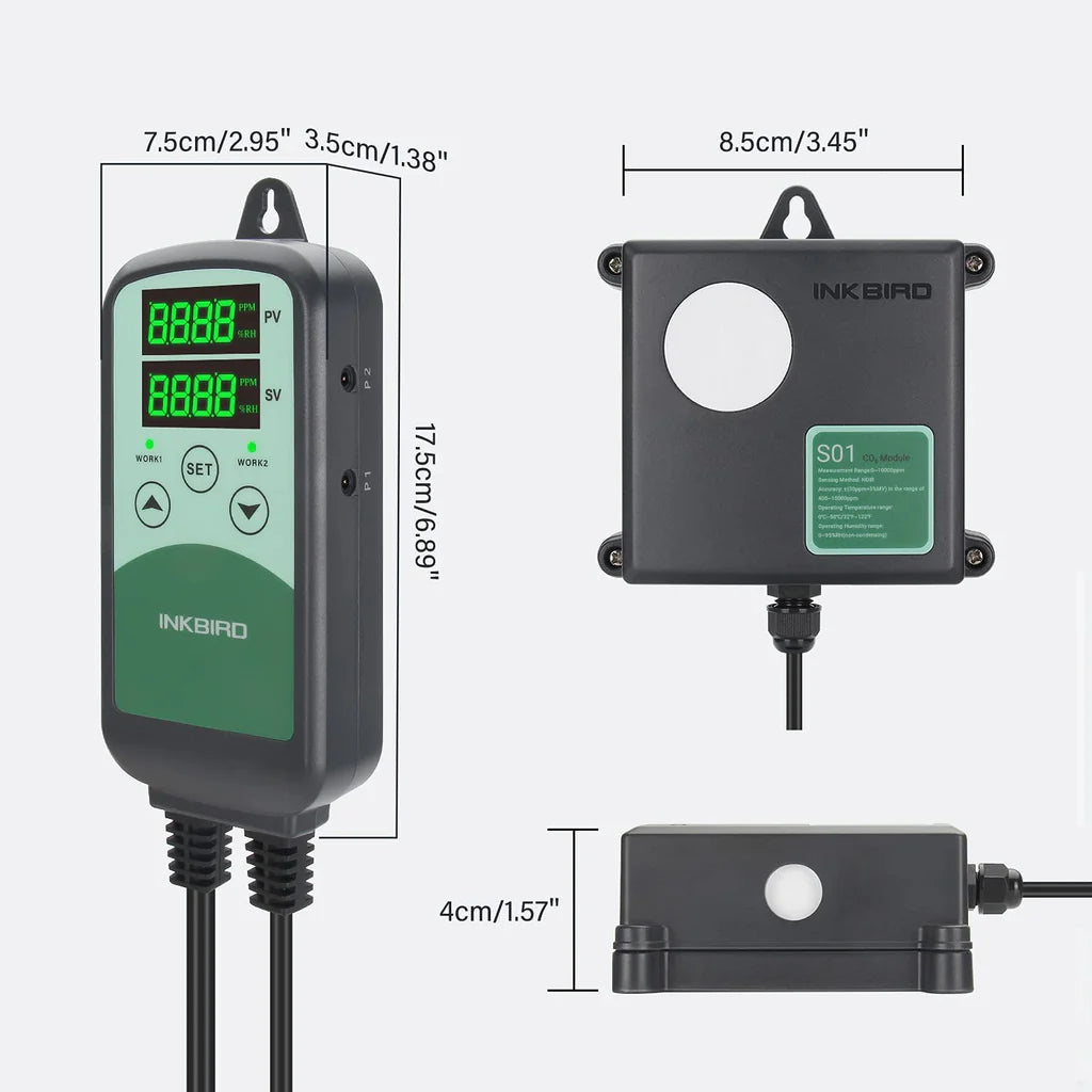 Inkbird Digital co2 PPM Controller