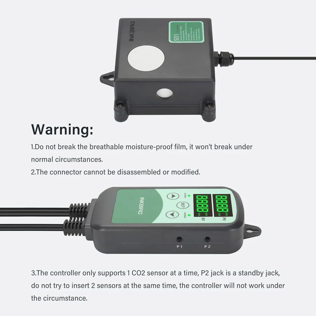 Inkbird Digital co2 PPM Controller