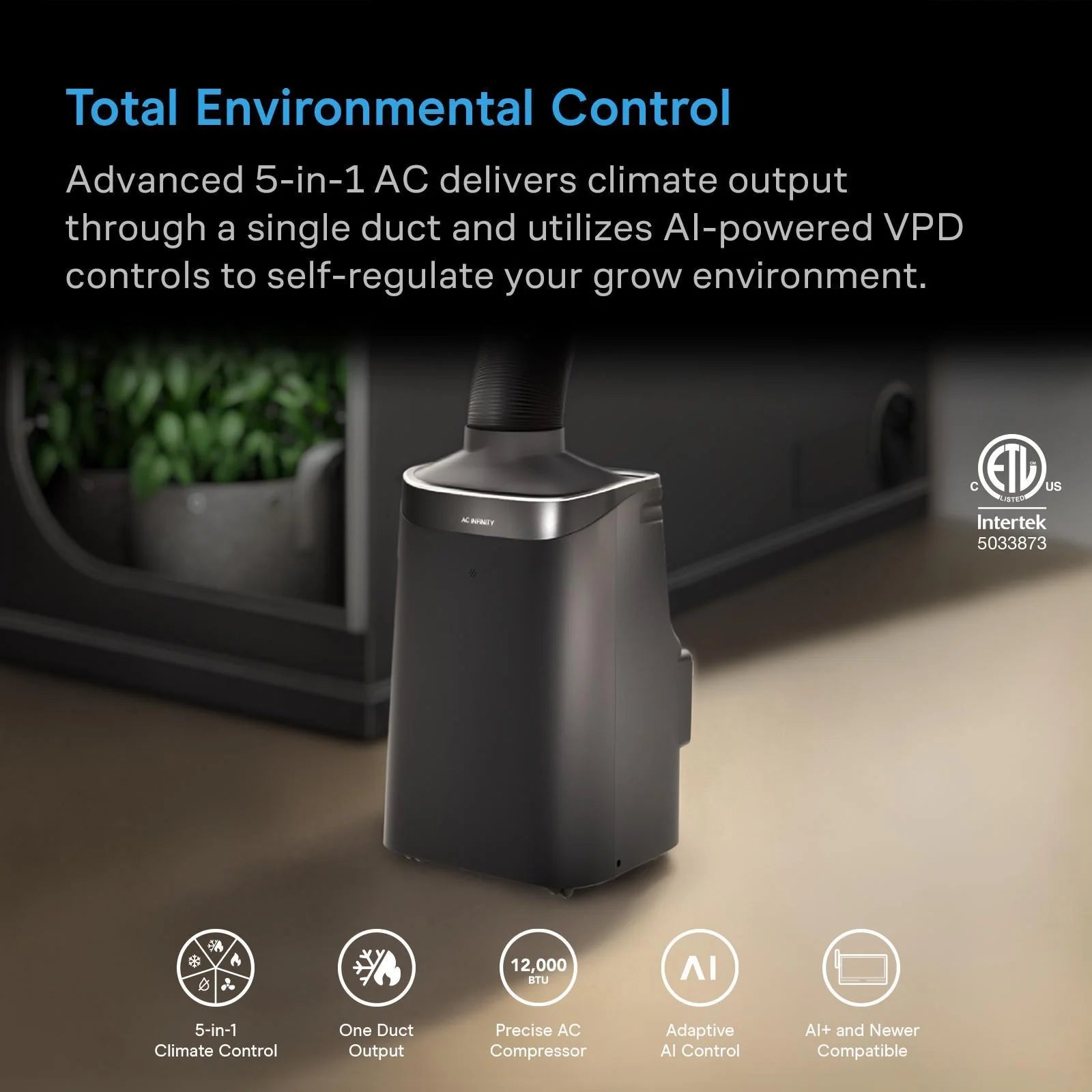 AC Infinity Terraform 8, All-In-One Climate Control A/C