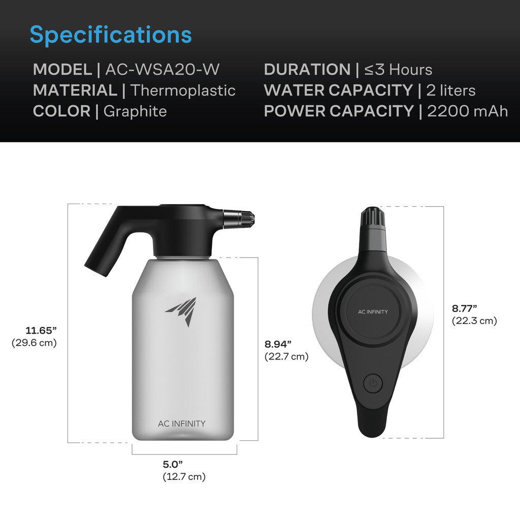 AC Infinity Automatic Water Sprayer 2ltr