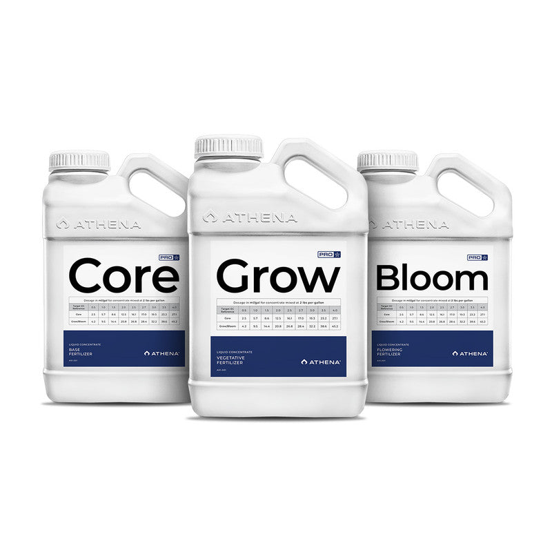 Athena Pro Line Mix Kit 1Gal - Grow + Bloom + Core