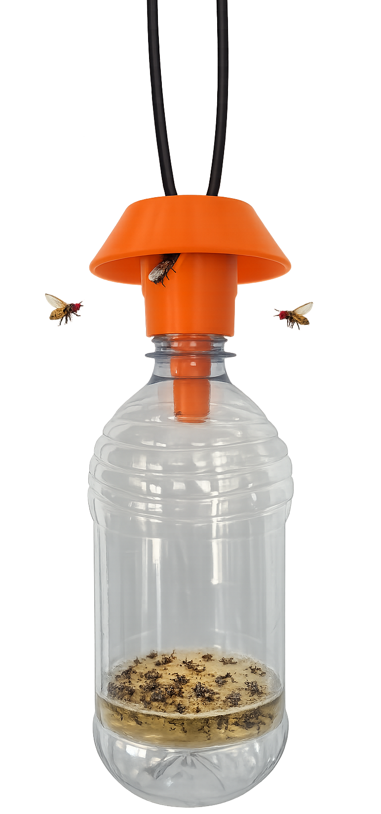 Reusable Fruit Fly Trap (Screw-On Bottle Trap)