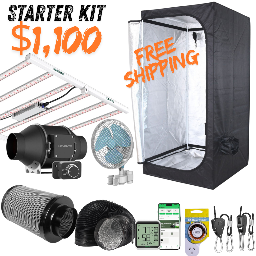 LED Grow Tent Starter Kit 120x120x200cm