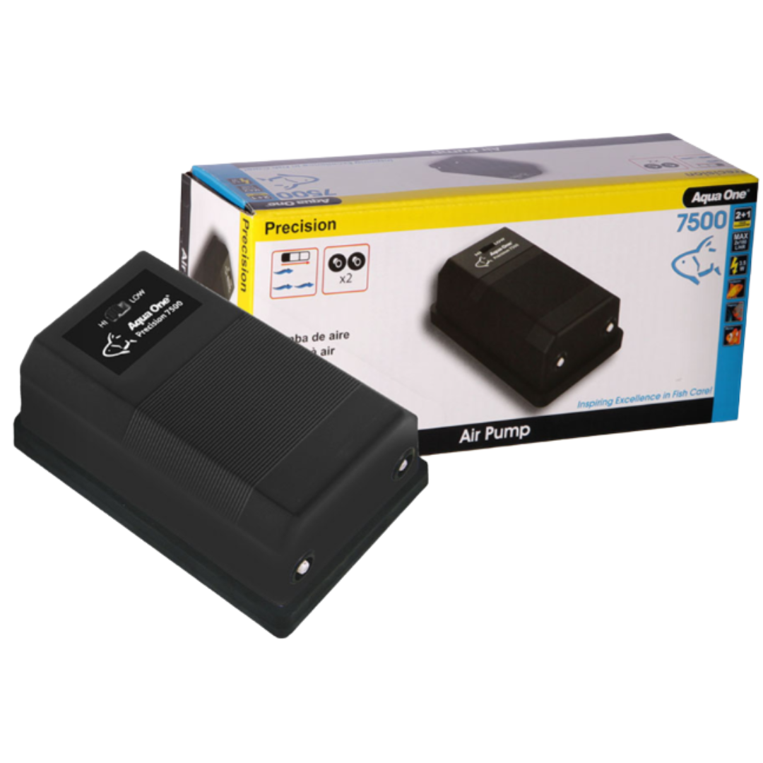 Aqua One Air Pump 7500 - Twin Outlet