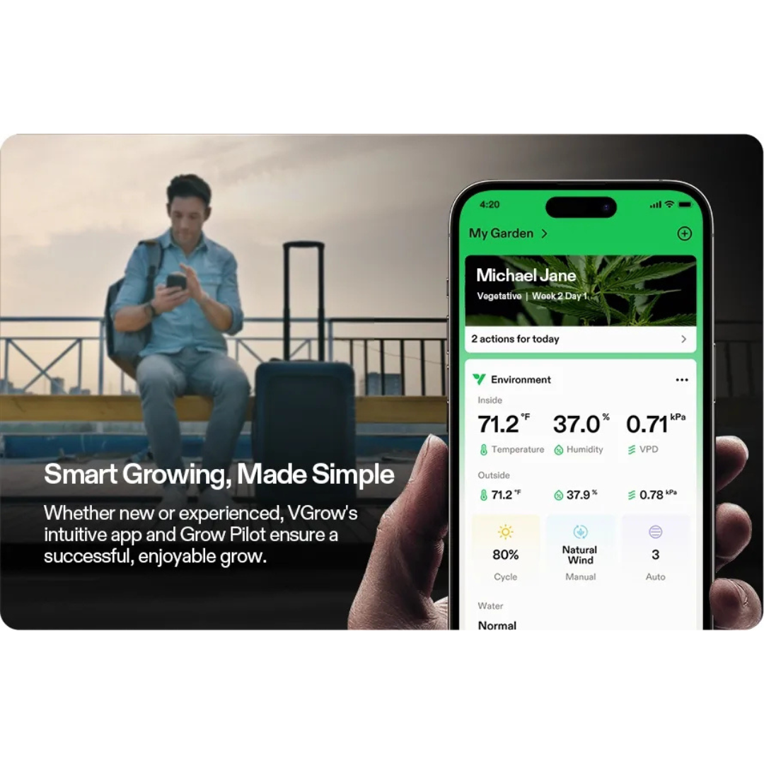 Vivosun VGrow All-in-One Smart Grow Box (45x45x122cm)