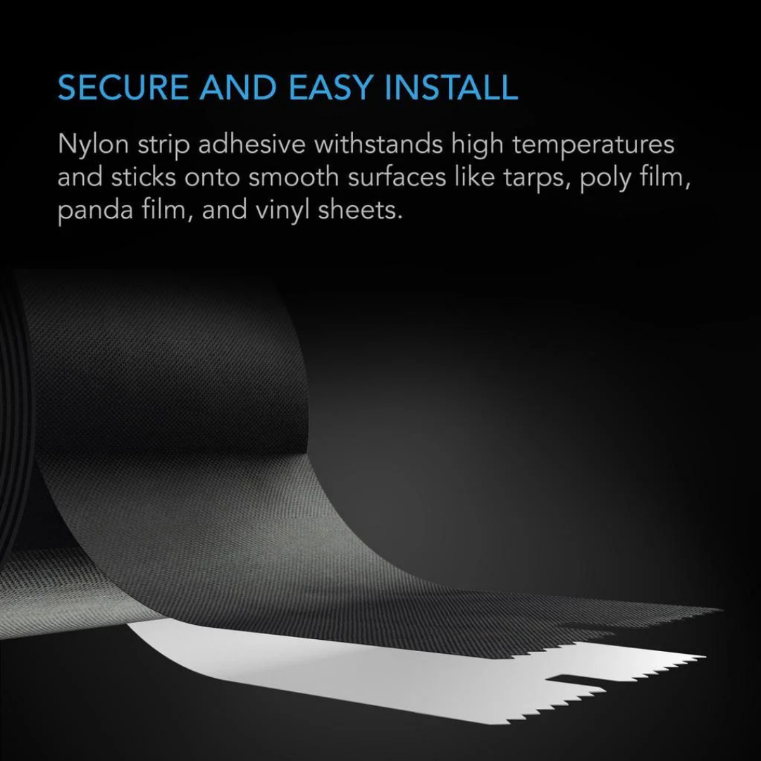 AC Infinity Peel & Stick Zipper 3"x7'