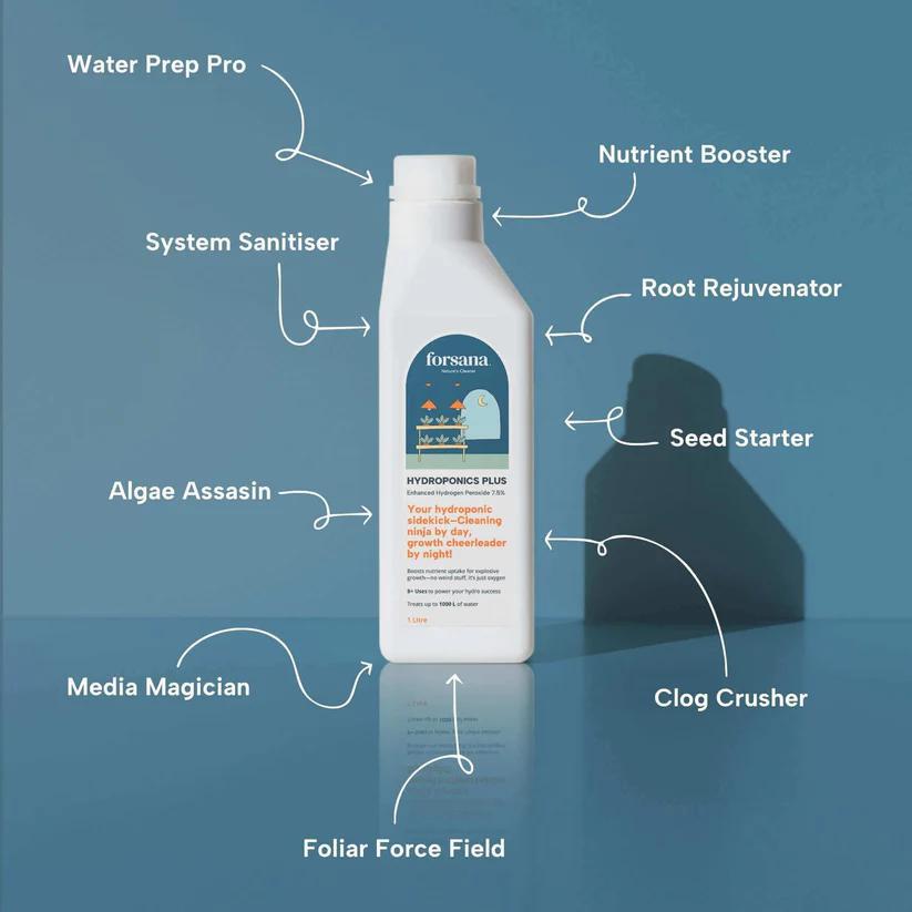 Forsana Hydroponics Plus Hydrogen Peroxide 7.5%