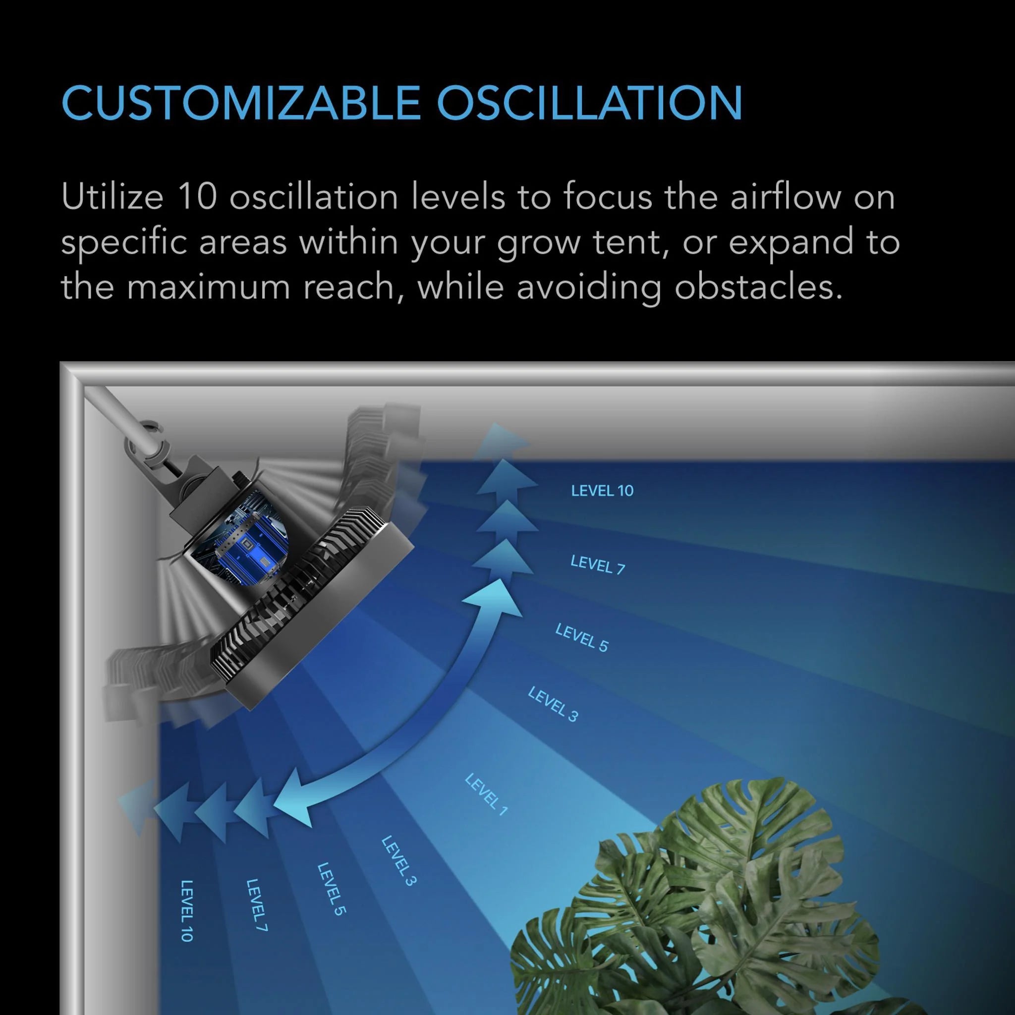 AC Infinity Cloudray S9 Clip Fan 9"