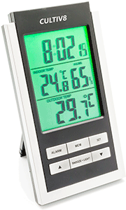 CultiV8 Hygrometer and Thermometer