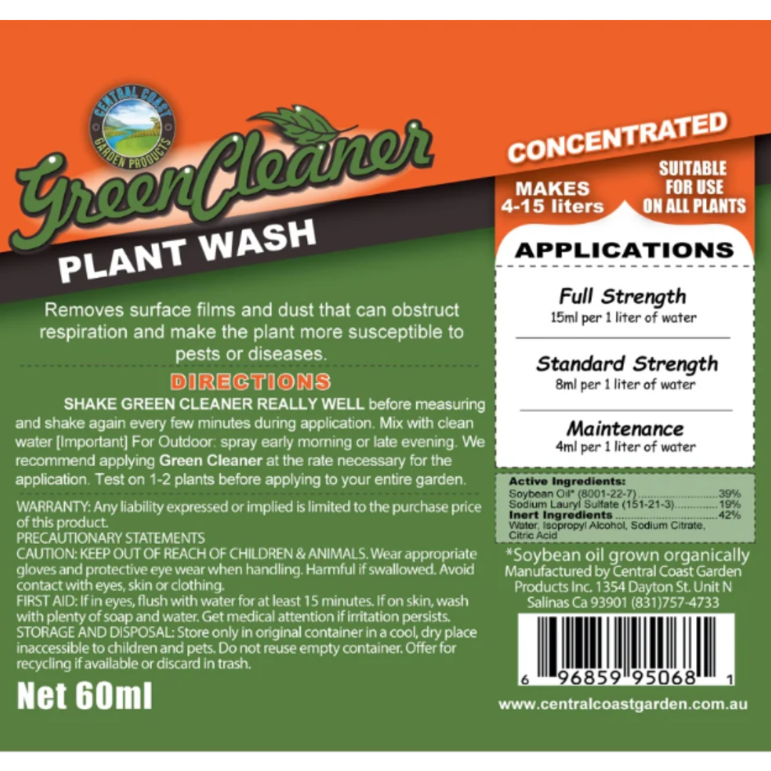 Green Cleaner Plant Wash