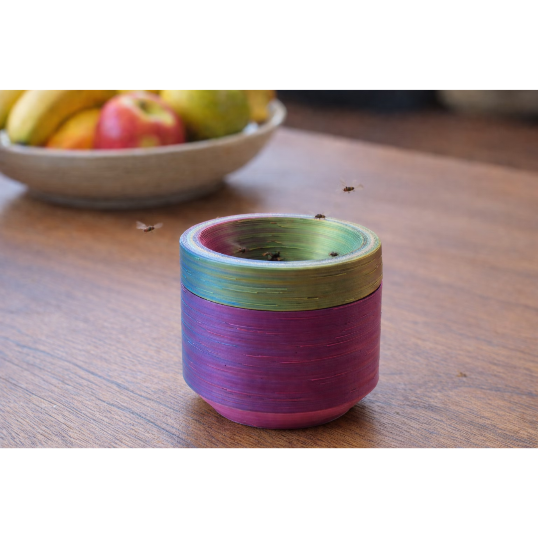 Indoor Reusable Fruit Fly Trap – NZ-Made & Chemical-Free