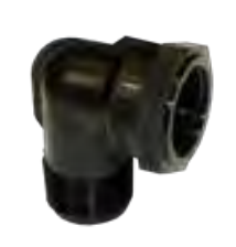 Threaded 90° Male/Female Elbow