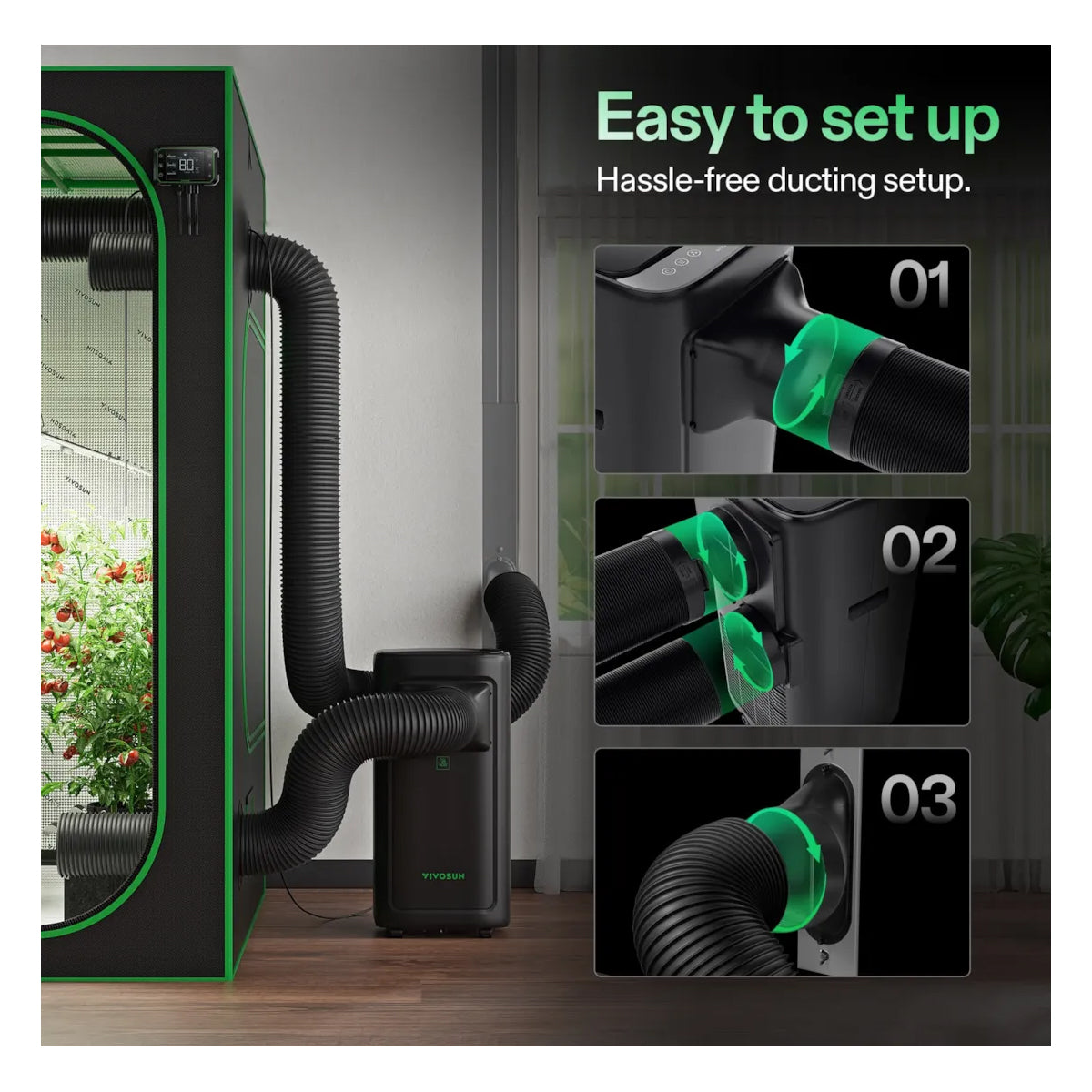 Vivosun Aerolush CO8 Intelligent Air Conditioner