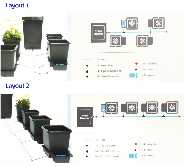 Autopot 4-pot Watering Systems 15L & 25L