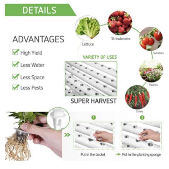 NFT Hydroponic Tower Kit