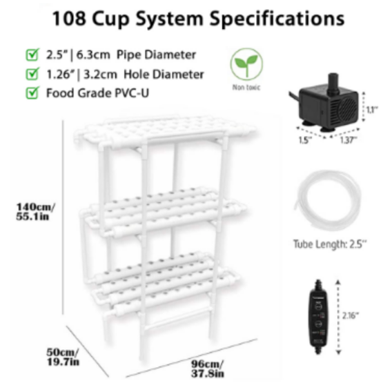 NFT Hydroponic Tower Kit