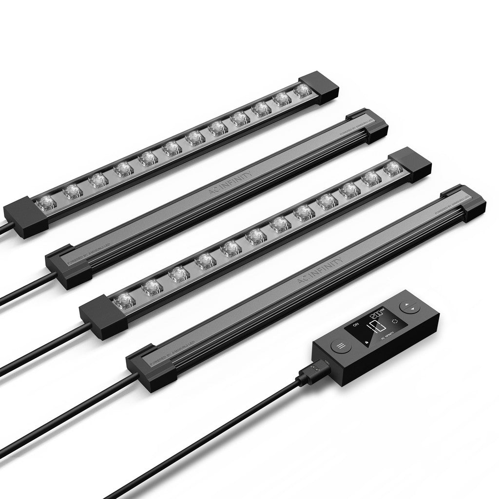 AC Infinity S11 IONBEAM, Full Spectrum LED Grow Light Bars 4-Bar Kit