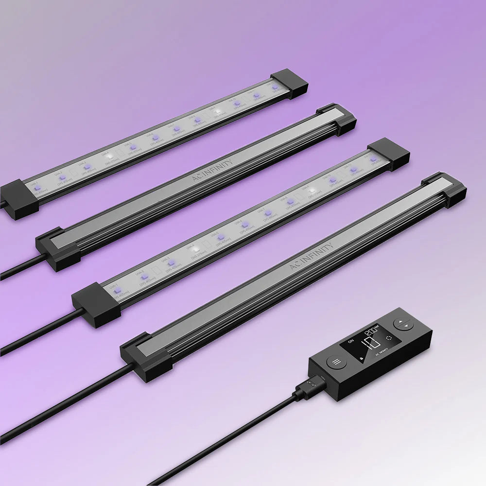 AC Infinity IONBEAM U4 - UV LED Grow Light Bars, 4-Bar Kit