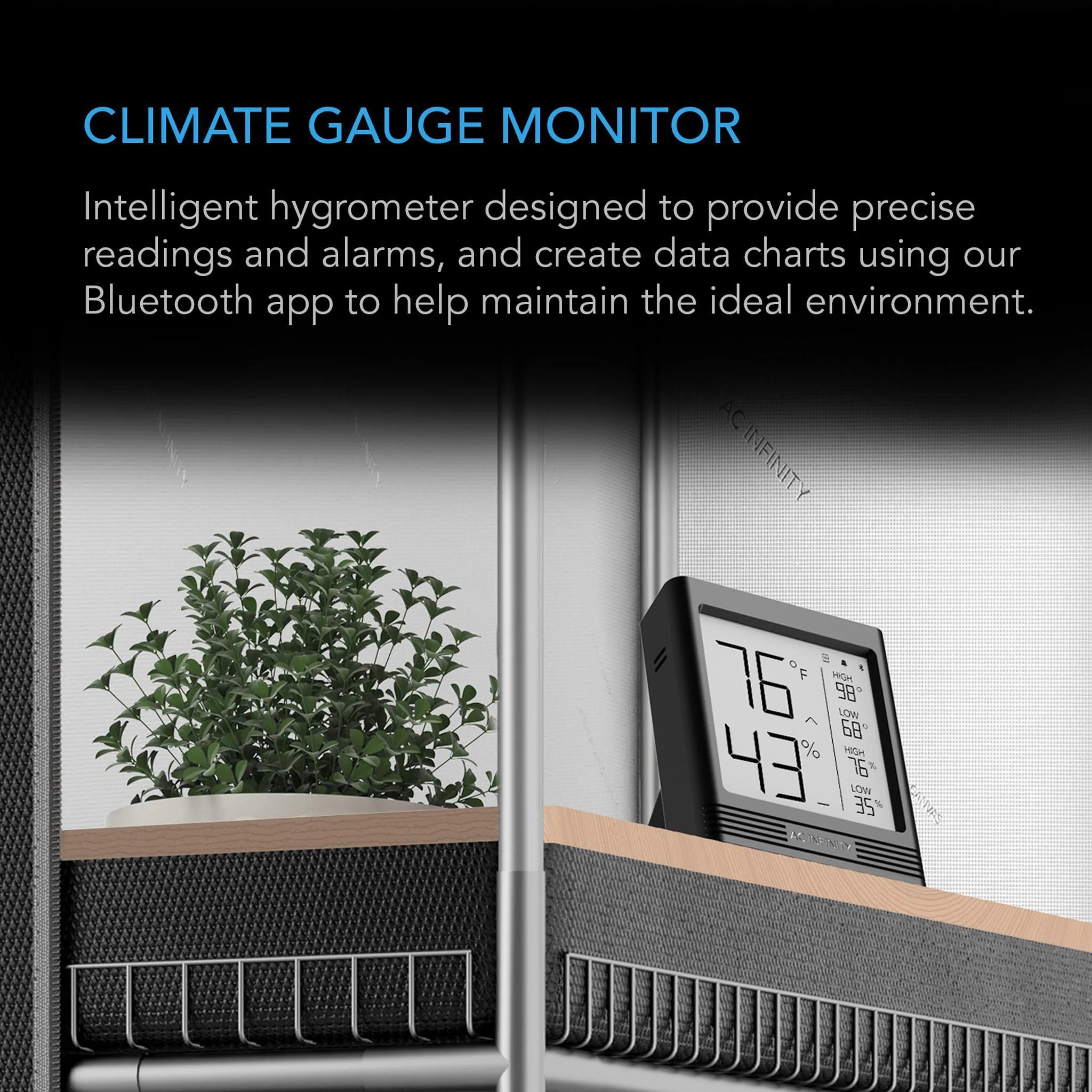 AC Infinity Cloudcom B2 Smart Thermo-Hygrometer