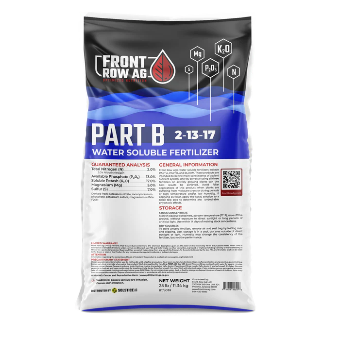 Front Row Ag (Part B) - 2.27kg