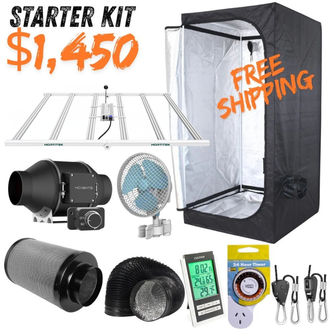 LED Grow Tent Starter Kit 150x150x200cm