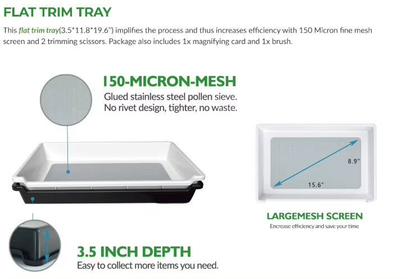 Harvest Trim Tray Set