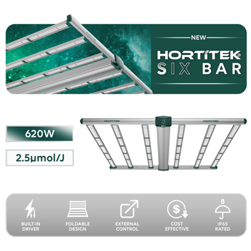Hortitek 6-bar LED - 620w