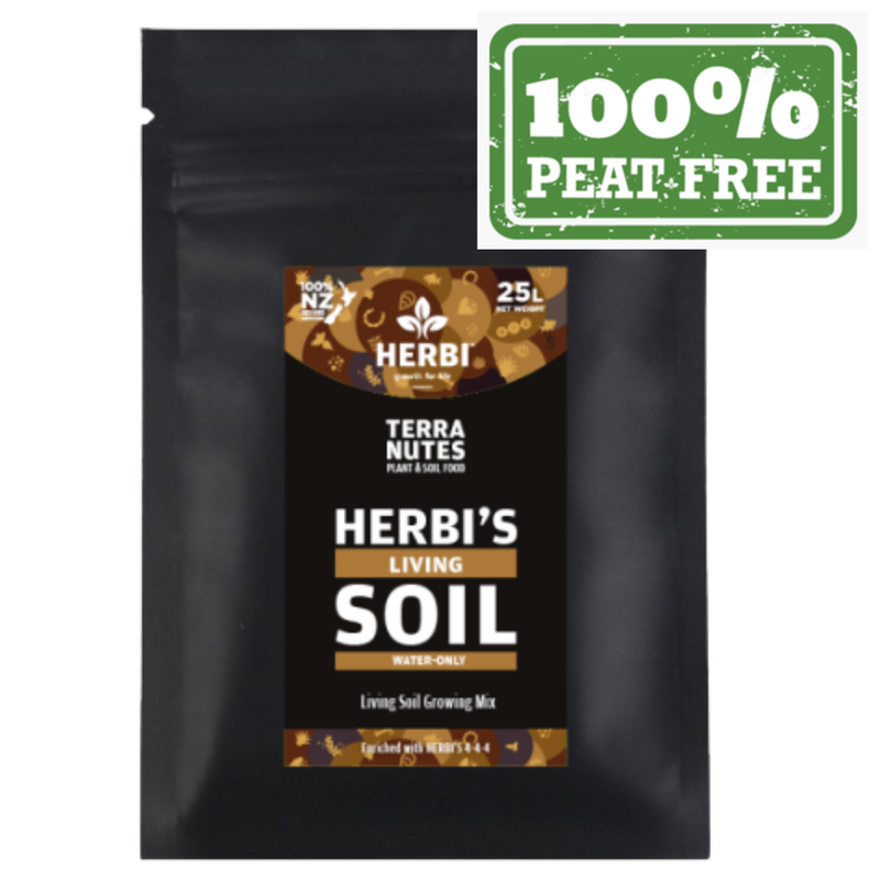 Herbi Living Soil Growing Mix - 25L