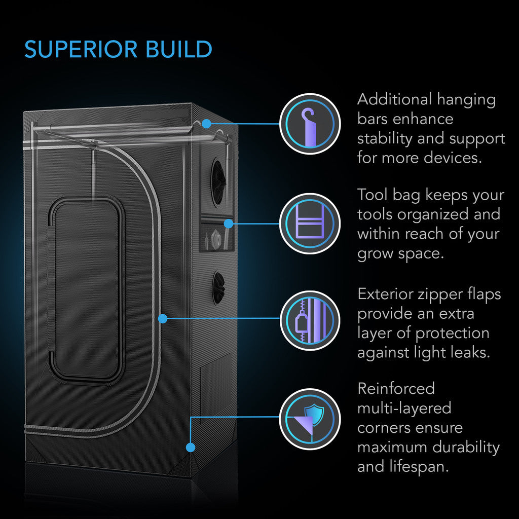 AC Infinity Cloudlab 733 Grow Tent - 90x90x180cm
