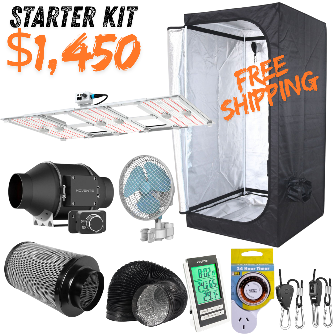 LED Grow Tent Starter Kit 150x150x200cm