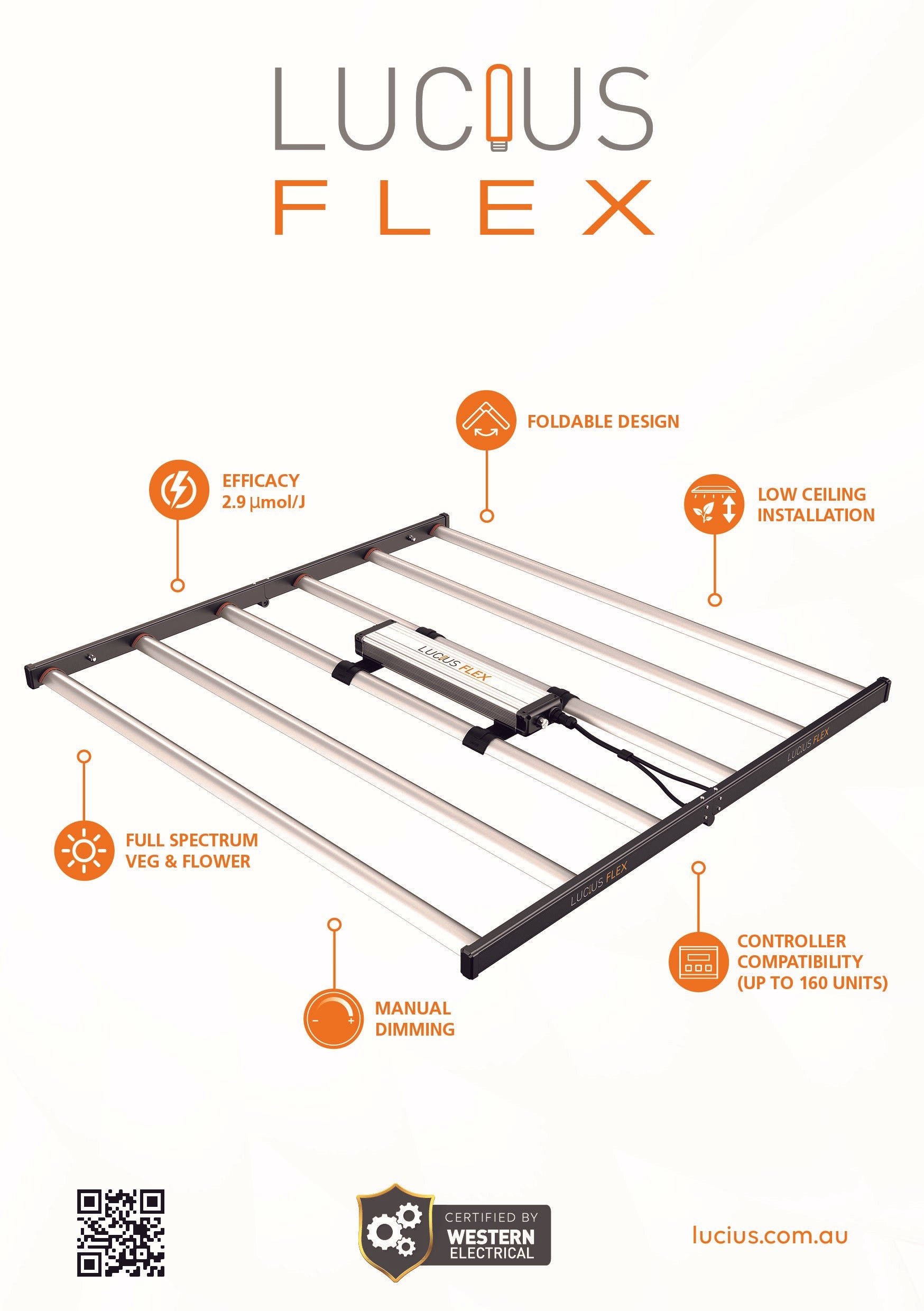 Lucius Flex 6 Bar LED 645w