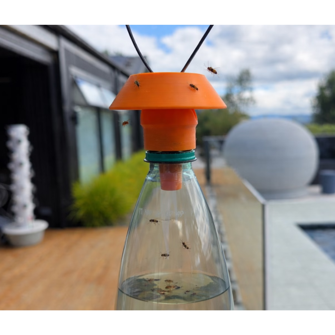 Reusable Fruit Fly Trap (Screw-On Bottle Trap)