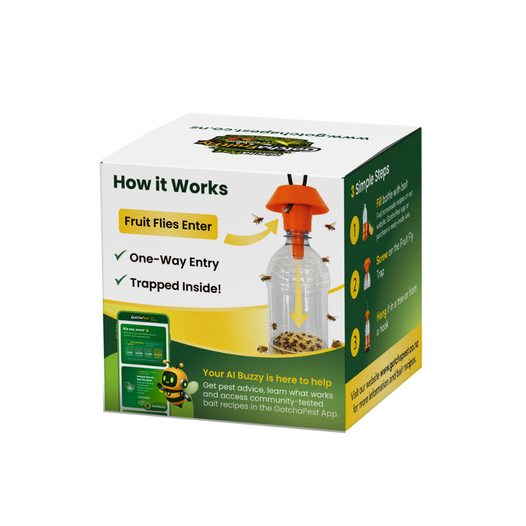 Reusable Fruit Fly Trap (Screw-On Bottle Trap)