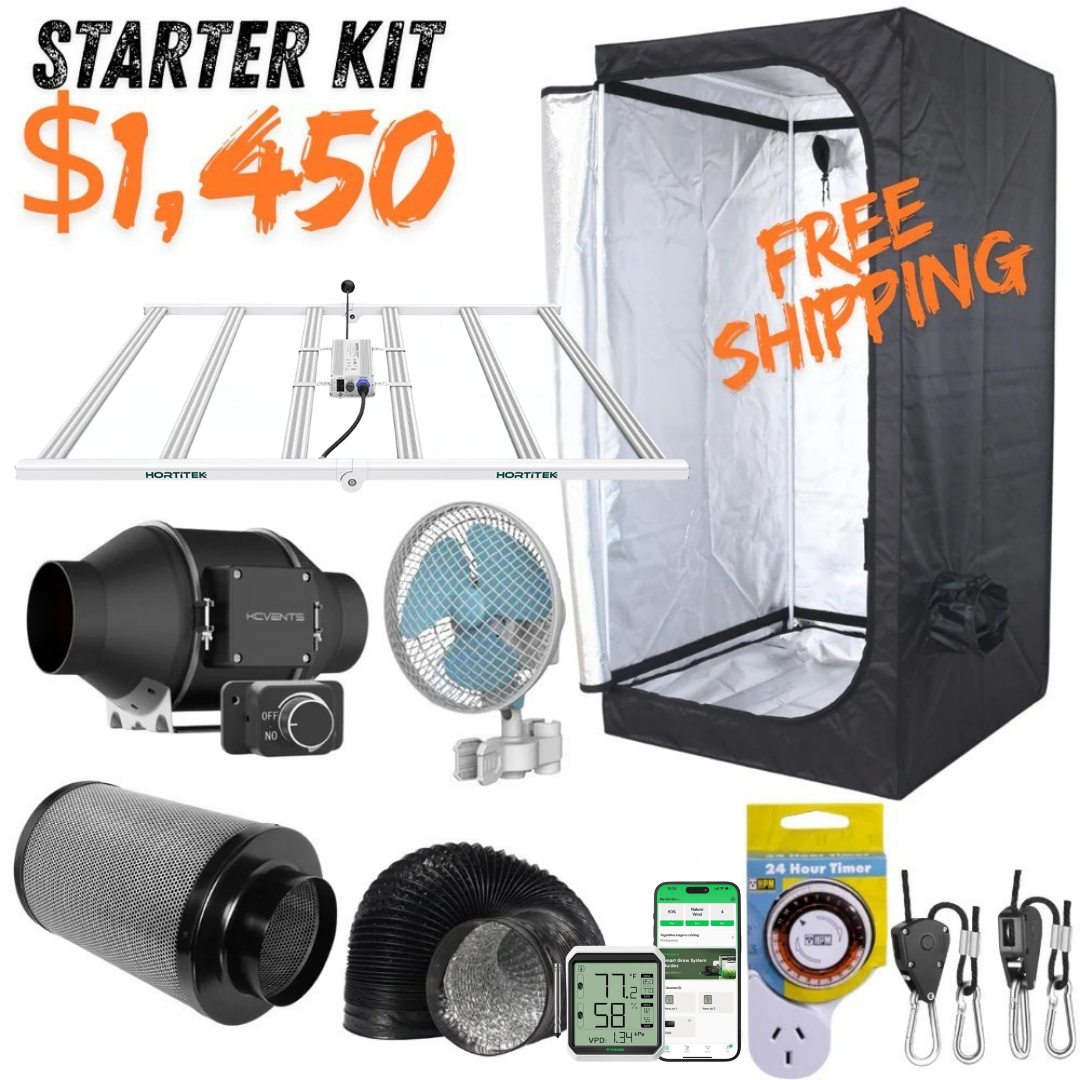 LED Grow Tent Starter Kit 150x150x200cm