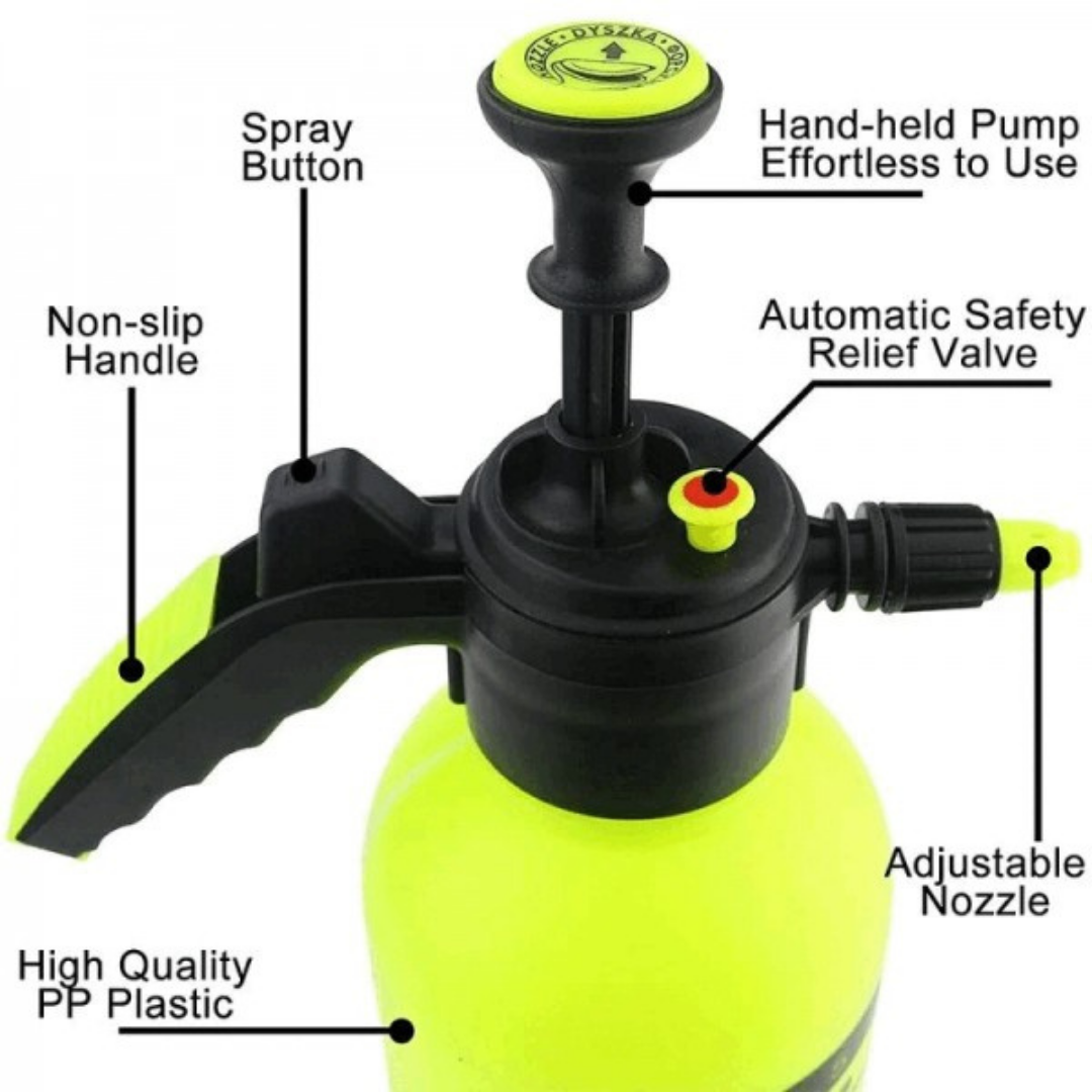 Deluxe Mist & Pressure Spray Bottle 2L