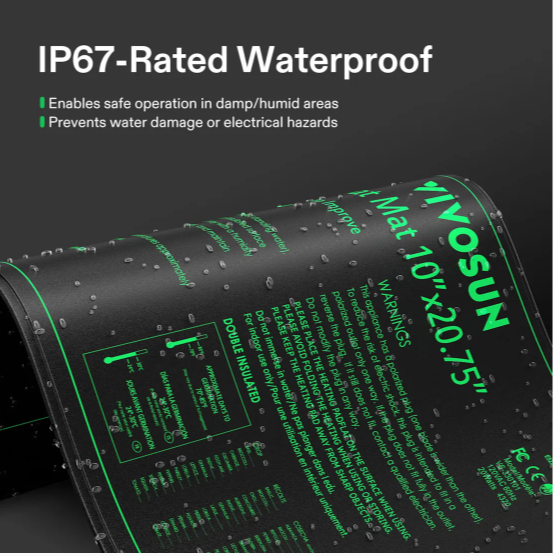 Vivosun Seedling Heat Mat and Digital Thermostat Combo Set