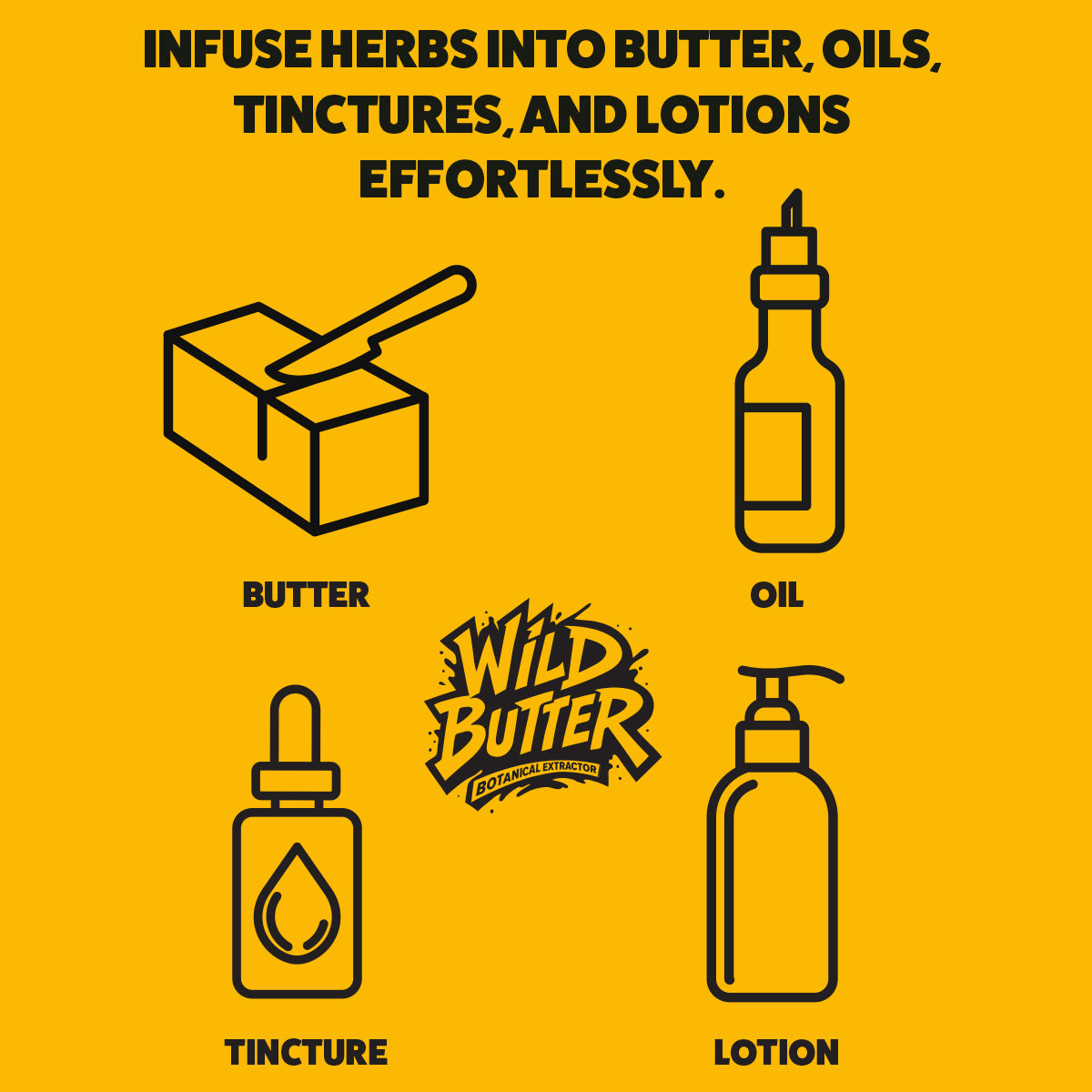 Wild Butter Botanical Extractor & Herbal Infuser