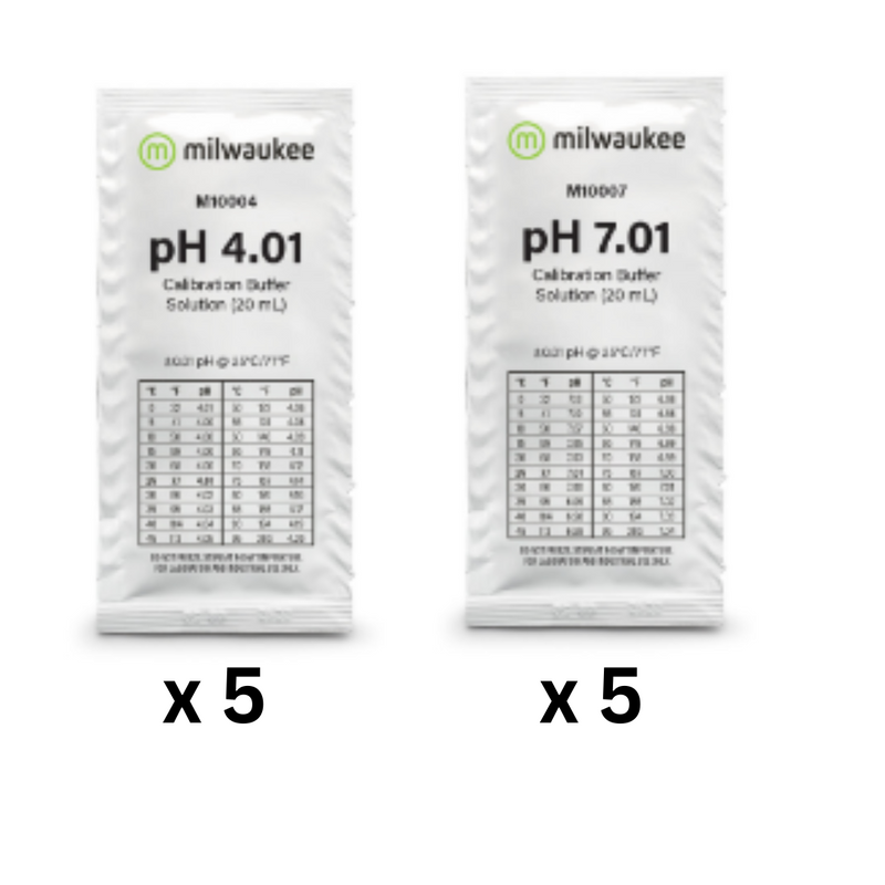 Milwaukee Solution Kit for pH meters - 10pk